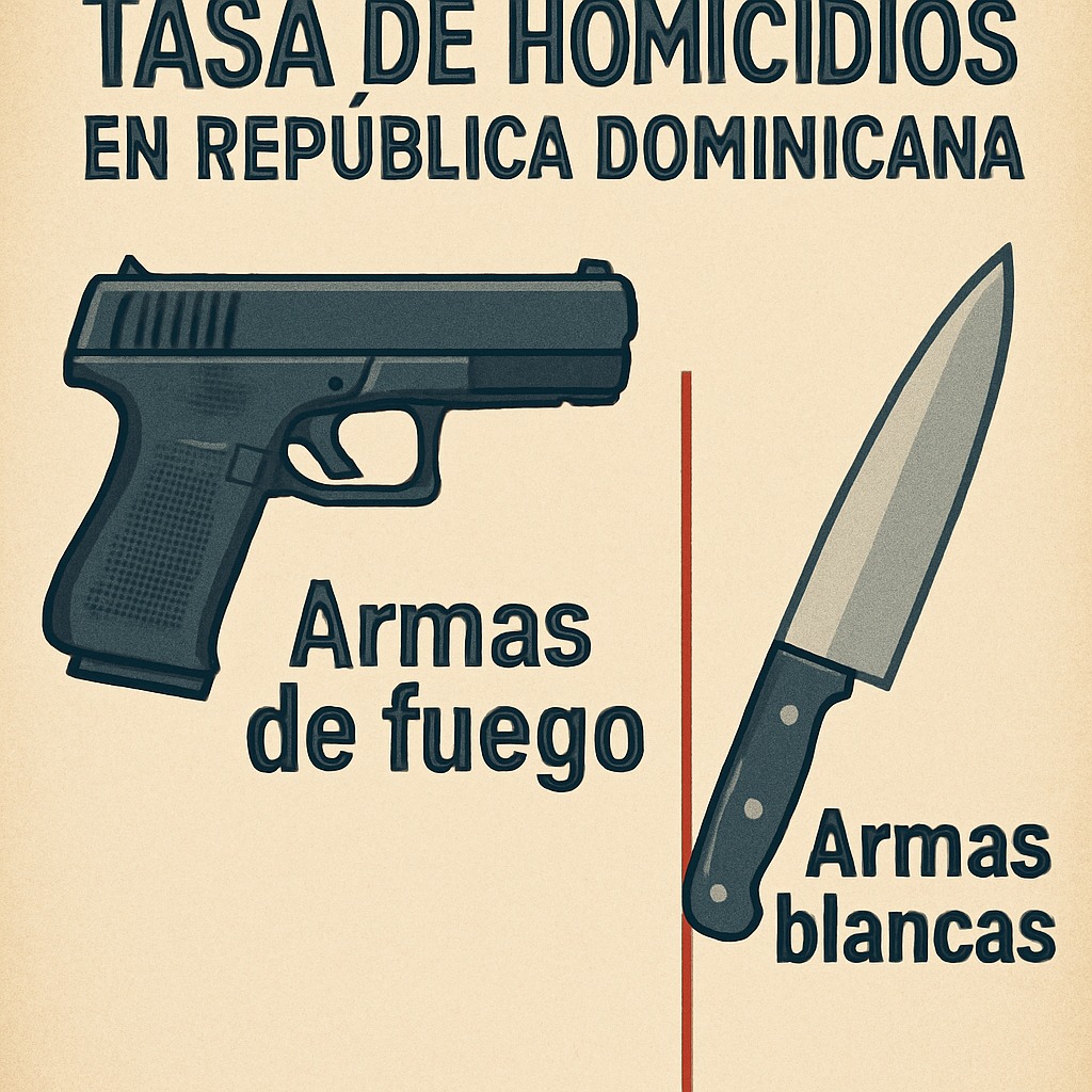 En lo que va del año 2025, la violencia letal en República Dominicana continúa siendo una preocupación prioritaria en el ámbito de la seguridad ciudadana. Aunque las estadísticas muestran una leve disminución en la tasa general de homicidios con respecto a años anteriores, los enfrentamientos con armas de fuego y armas blancas siguen representando una parte considerable de los crímenes violentos del país.